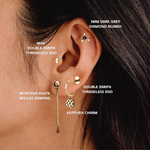 Load image into Gallery viewer, Montana Agate Missile Earring
