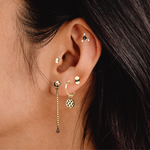 Load image into Gallery viewer, Keffiyeh Earring Charm (Charm only)
