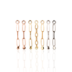 Load image into Gallery viewer, Chain Drop Charm (w/ Reclaimed White Diamond)
