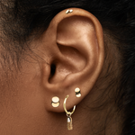 Load image into Gallery viewer, Double Zarifa Coin Earring
