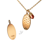 Load image into Gallery viewer, Oval Keffiyeh Pendant
