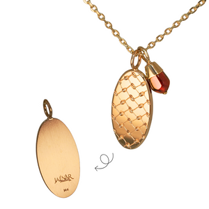 Oval Keffiyeh Pendant