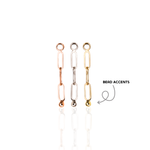 Load image into Gallery viewer, Chain Drop Charm (w/ Bead Accent)
