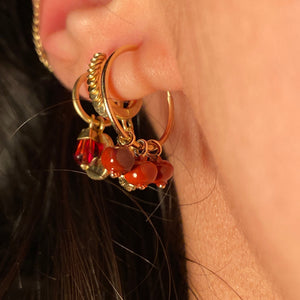 NEW Jasper Pomegranate Earring Charms