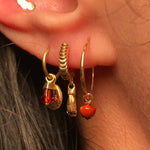 Load image into Gallery viewer, NEW Jasper Pomegranate Earring Charms
