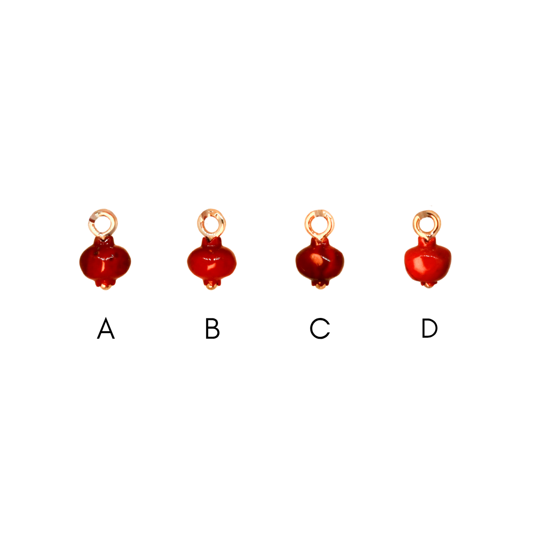 NEW Jasper Pomegranate Earring Charms
