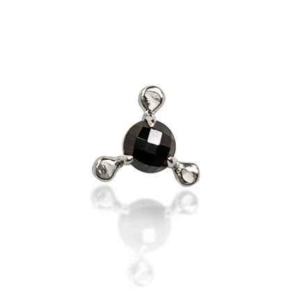 Black Spinel Nijmeh Stud Earring