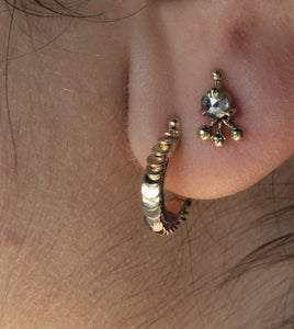 Grey Diamond Nijmeh Cluster Earring