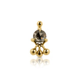 Load image into Gallery viewer, Grey Diamond Nijmeh Cluster Earring
