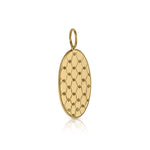 Load image into Gallery viewer, Large Oval Keffiyeh Pendant
